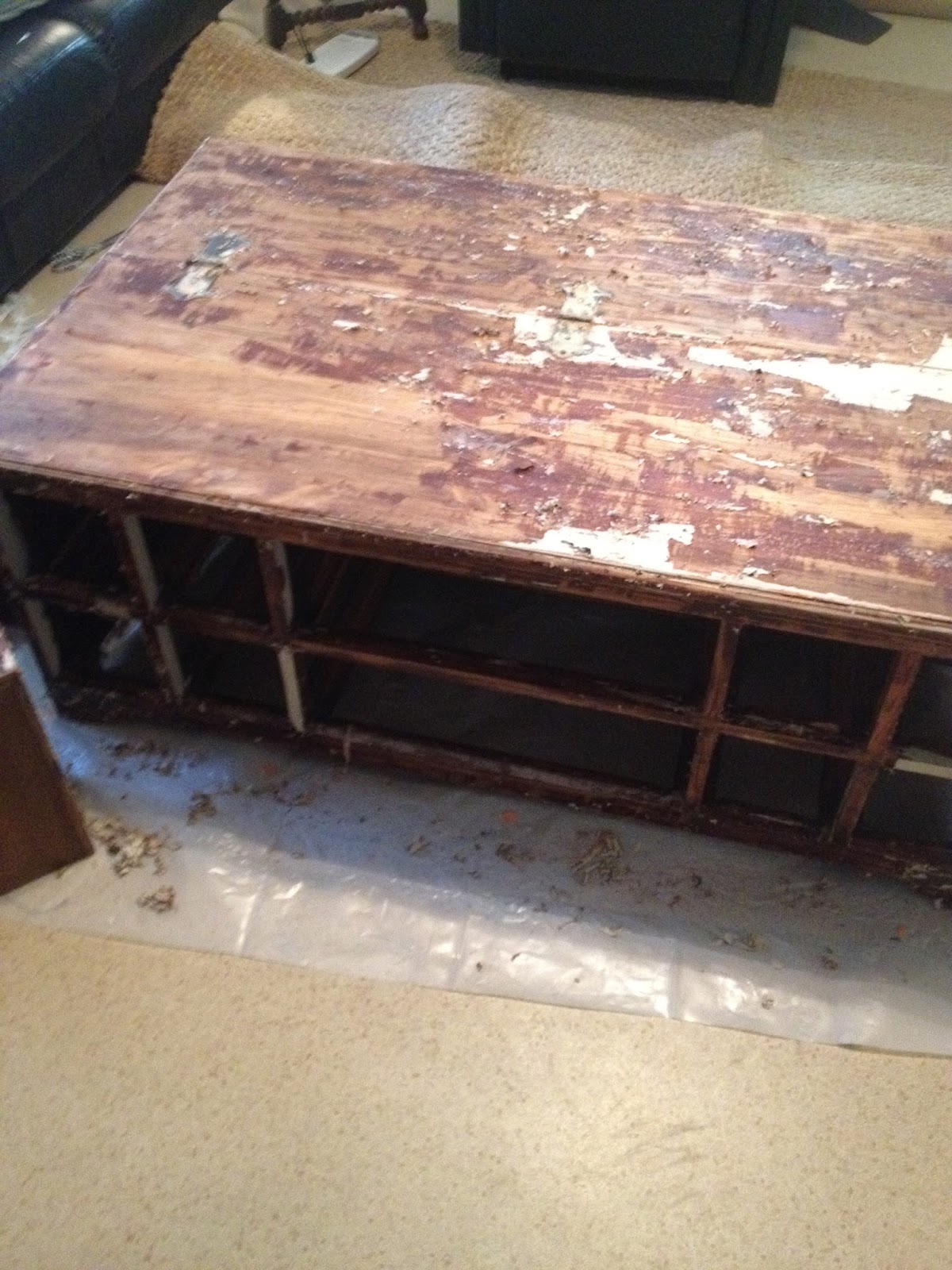 The Wilson Farm How To Strip Paint Off Furniture The Fun Way!