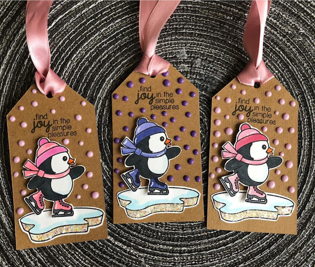 Sunny Studio Stamps: Snow Kissed Customer Tags Share by Kathrin Brigant