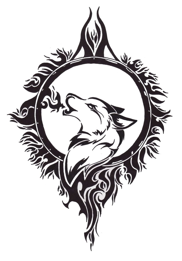 Andriaj89 Wolf Tattoos Tribal Meanings