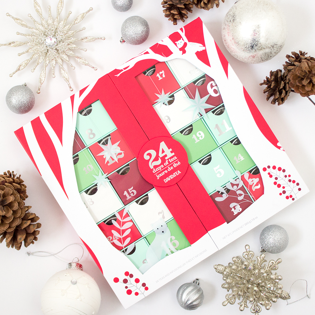 It's Back! DavidsTea 24 Days of Tea for Holiday 2017 Little Blushing