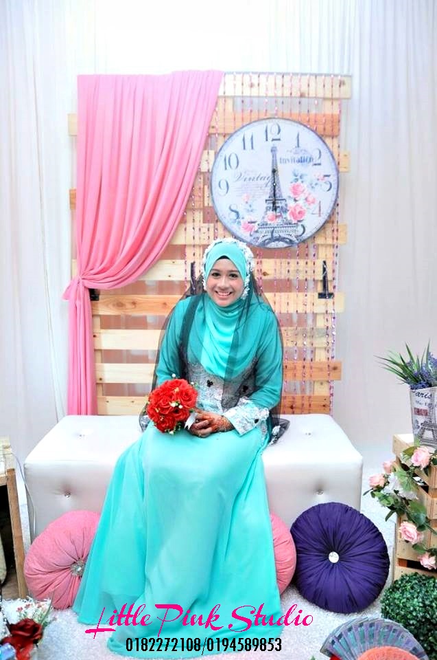 DIY Wedding Rental Mini Pelamin Akad Nikah Pakej Asmaradana