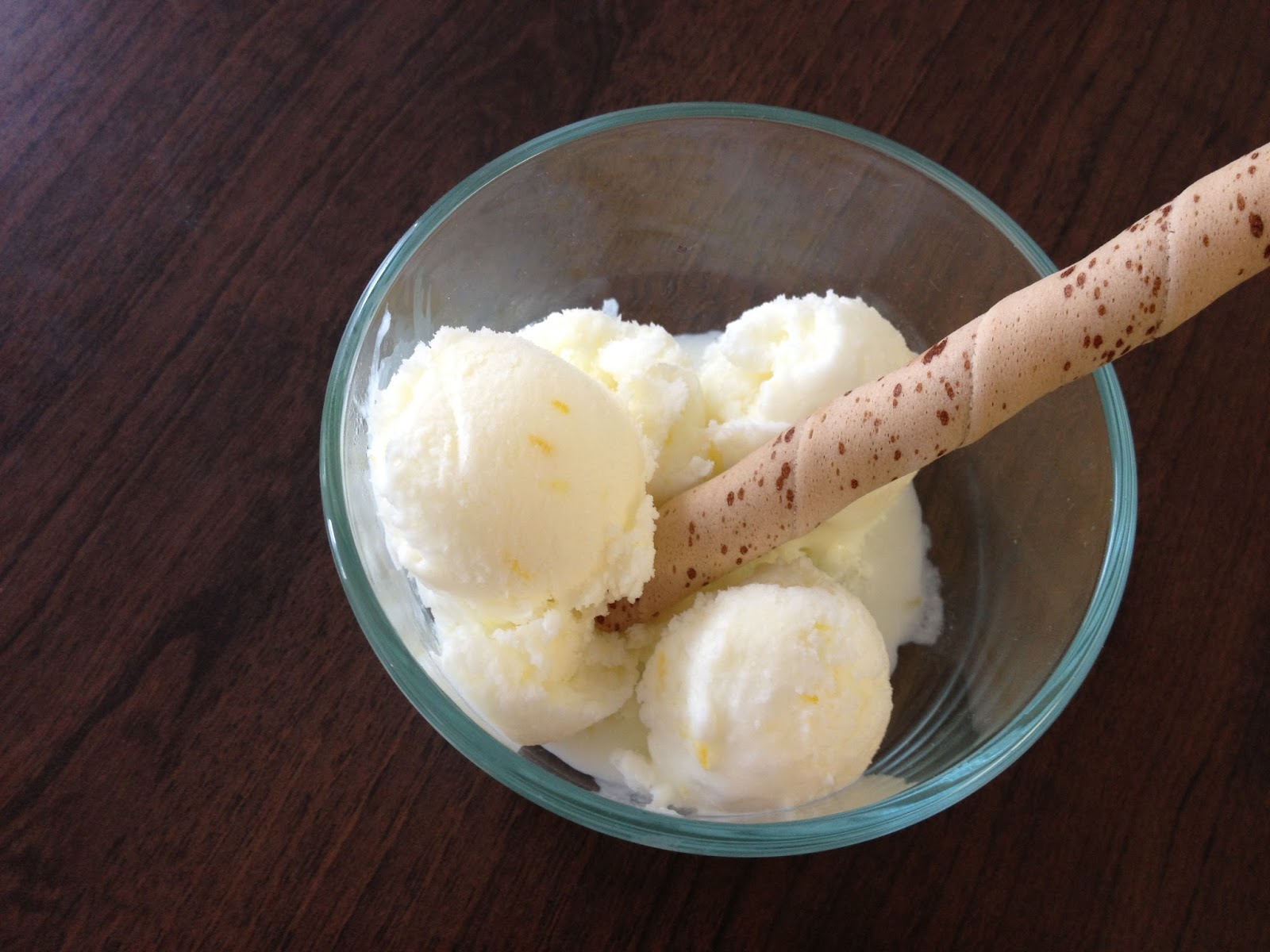 fab's cooking corner Lemon Sherbet (Homemade Lemon Ice Cream)