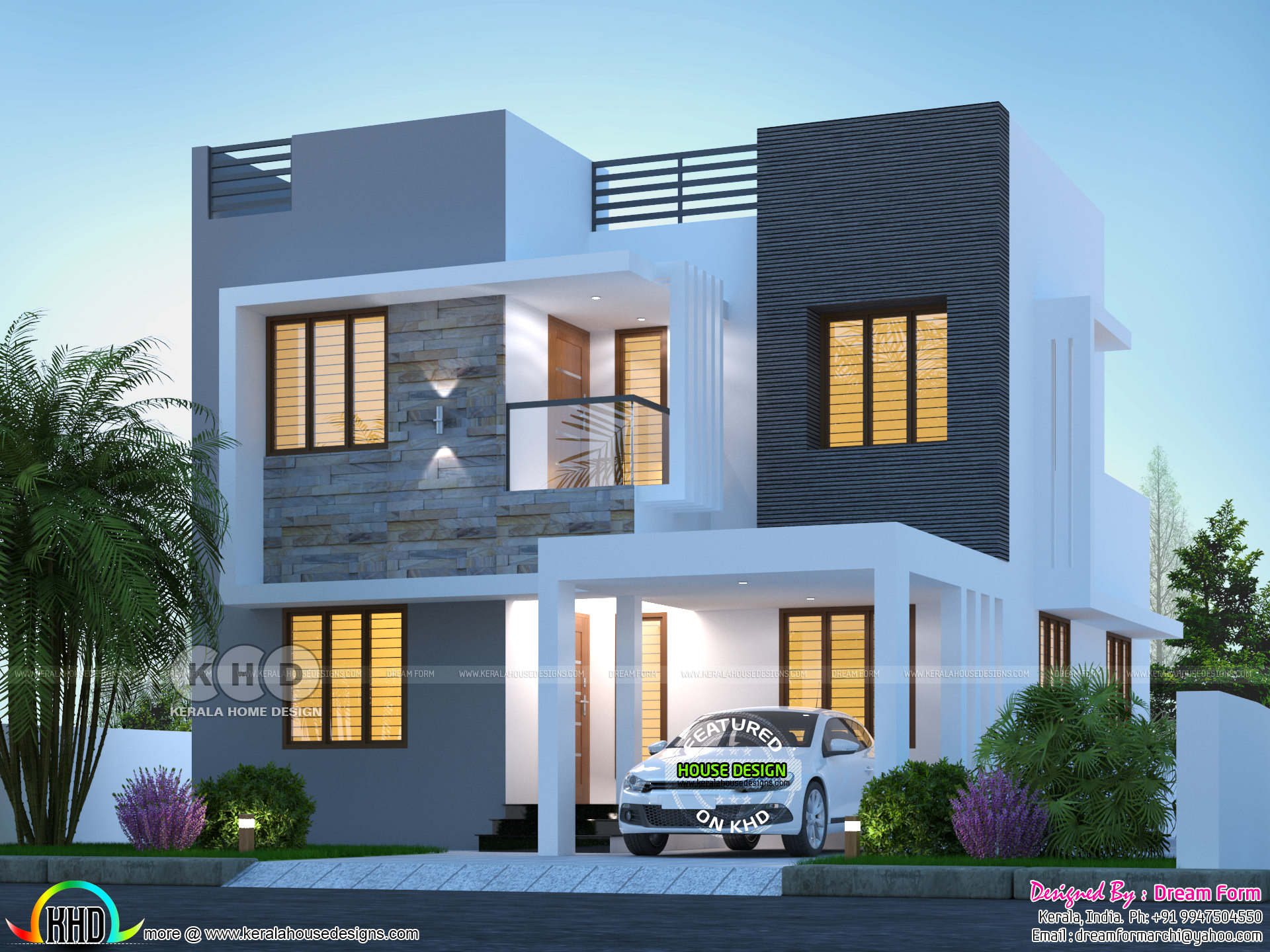 1775 square feet modern  3  BHK  house  Kerala home  design  