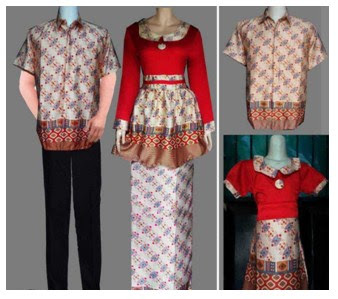 Model Baju Batik Keluarga