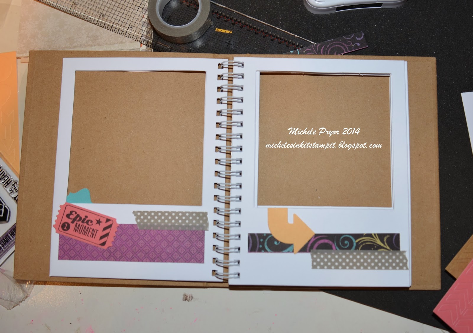 Ink It, Stamp It My Creations Hip Pic Album Z1956