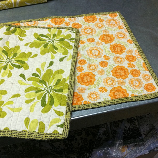 THE QUILT BARN Simple Home Projects Placemats