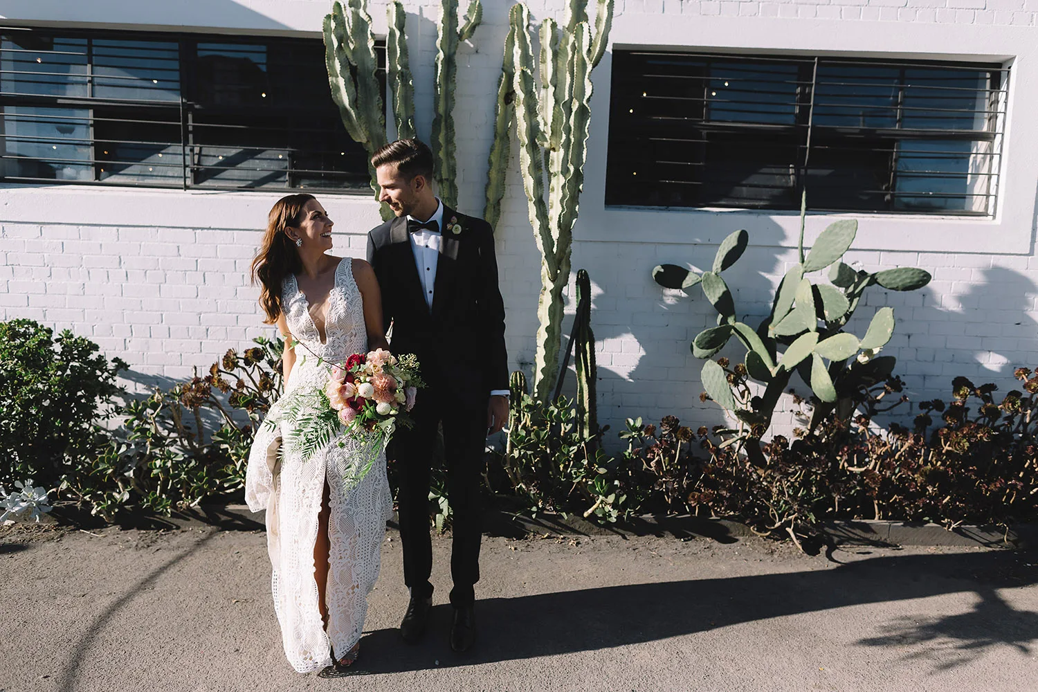 Warehouse wedding venue melbourne cactus garden
