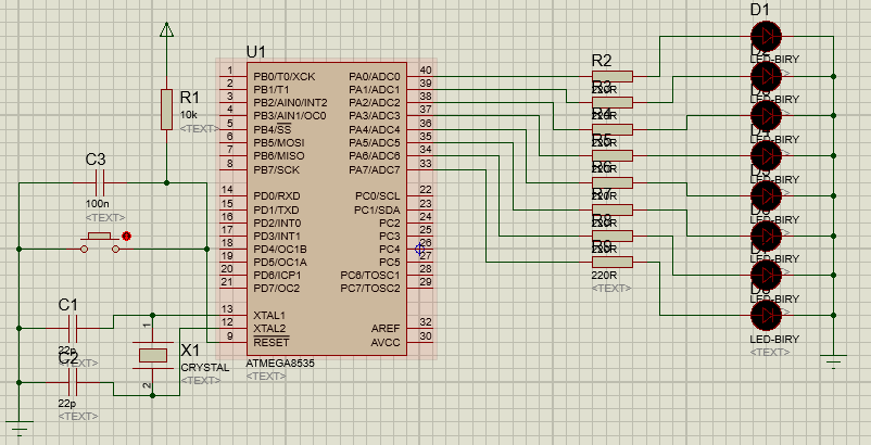 Computer Information Rangkaian Running Led Dengan Mikrokontroler Atmega8535
