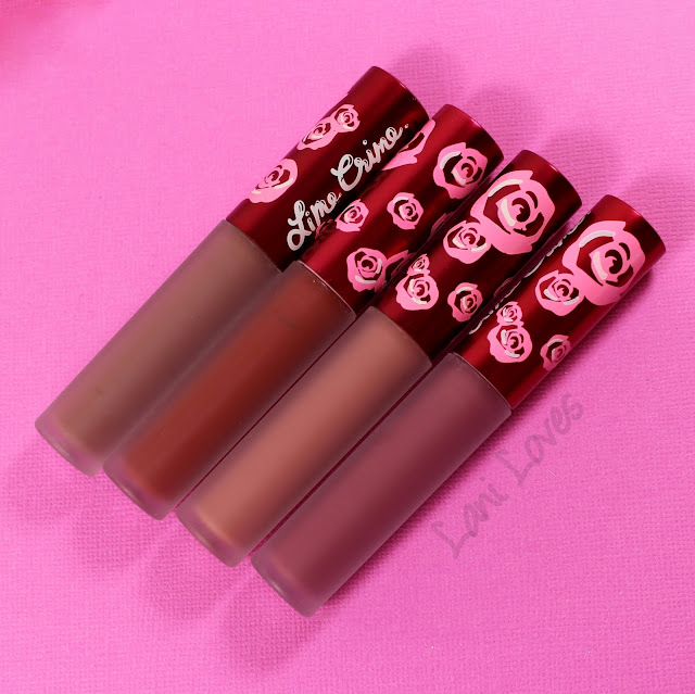 Lime Crime M$LF Velvetines Collection Swatches & Review