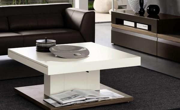 Meja Kayu Modern untuk Ruang Tamu Minimalis