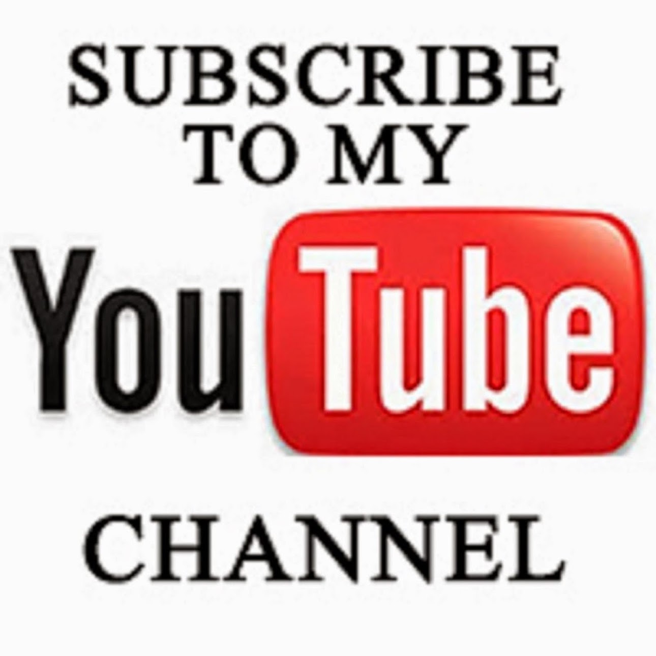 SUBSCRIBE TO MY YOUTUBE CHANNEL