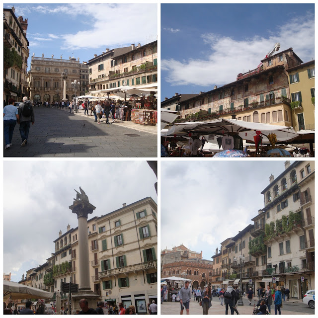 Um dia em Verona - Piazza delle Erbe