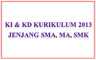 KI KD Kurikulum 2013 Jenjang SMA, MA, SMK Terbaru