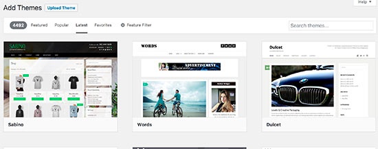 WordPress theme