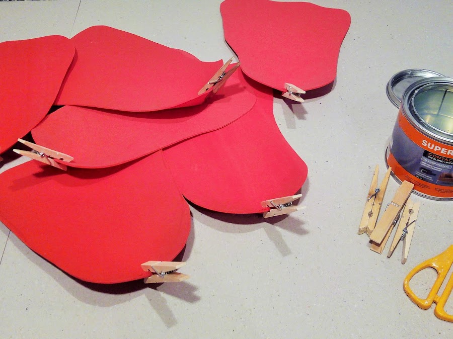 como hacer una flor en foami