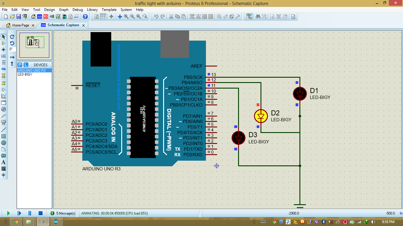 arduino traffic light with timer arduino traffic light with timer