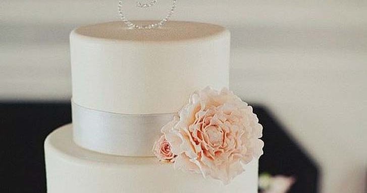 Romantic Silver Crystal Wedding Cake Topper