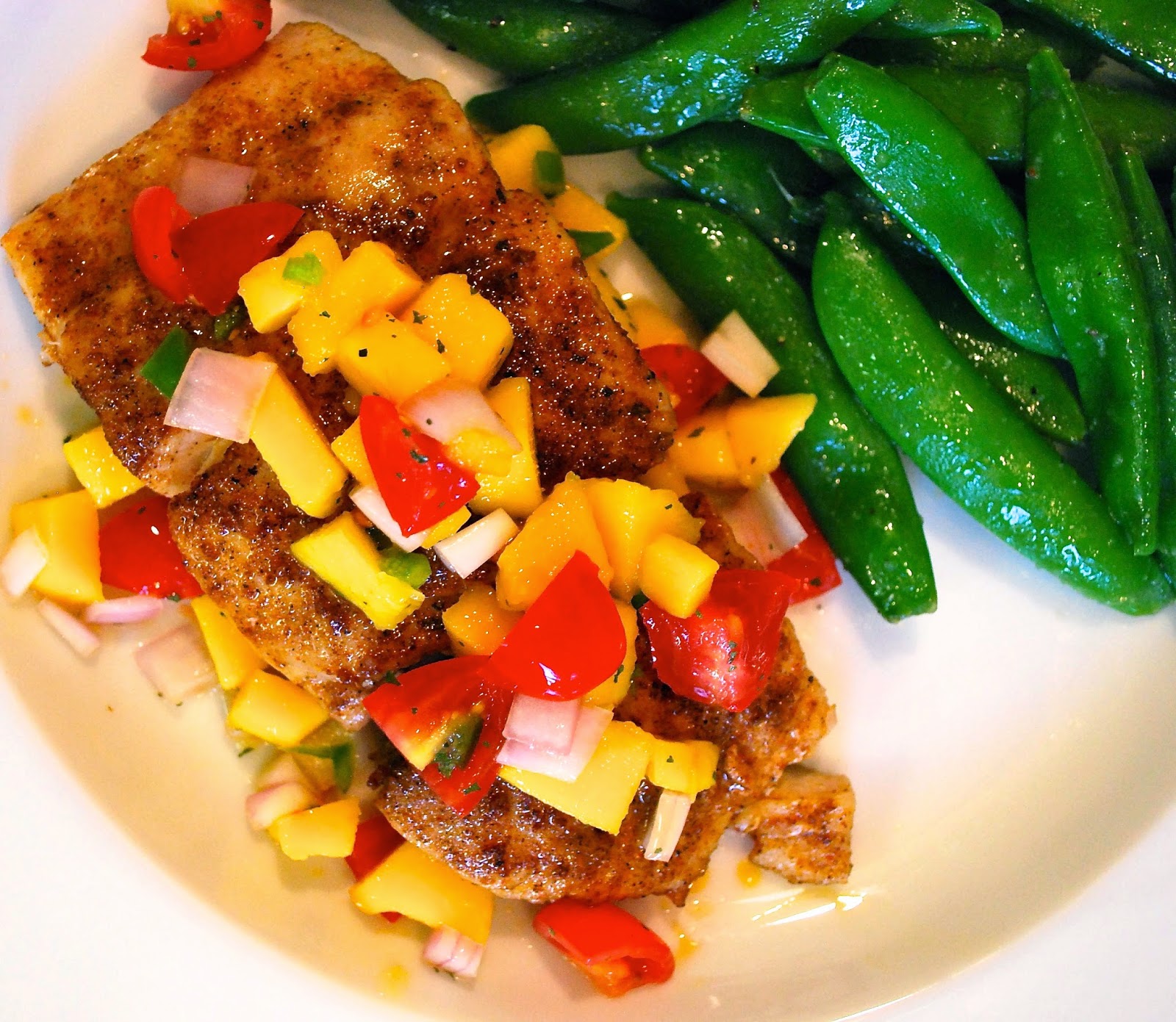Cajun Blackened MahiMahi with Mango Salsa Bevy Richmond