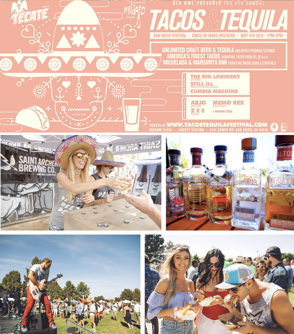 SanDiegoVille San Diego Tacos, Tequila & Beer Festival To Take Over