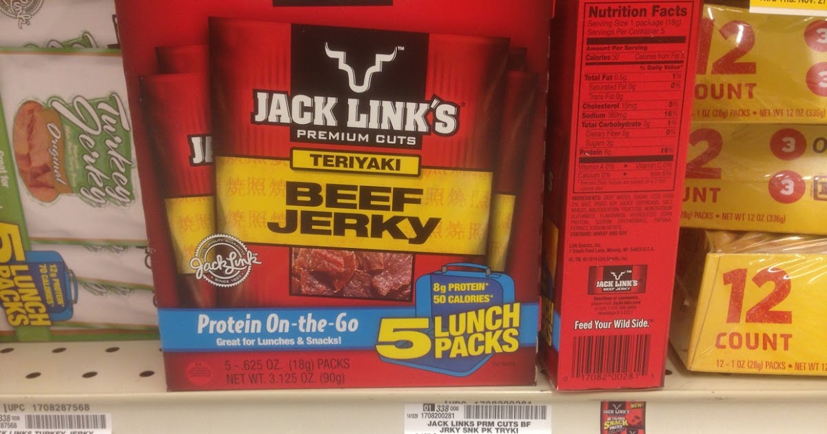 Healthy Grocery Beef Jerky, Teriyaki, 3.1 oz, Jack Link's Safeway
