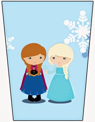Frozen Niñas en Navidad: Etiquetas Candy Bar para Imprimir Gratis. Etiquetas de Frozen Niñas en Navidad para imprimir gratis.
