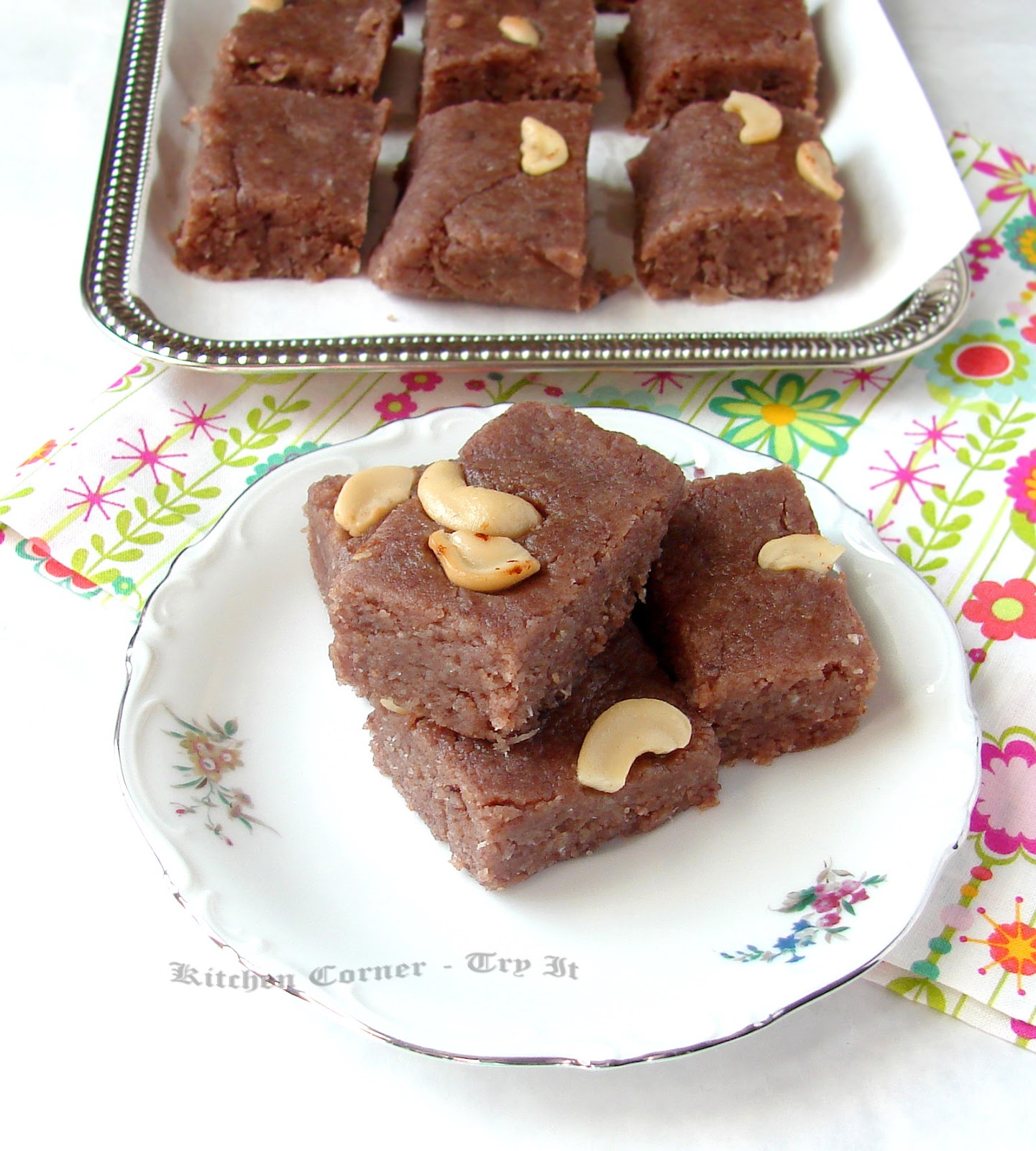 Chickoo Coconut Halwa