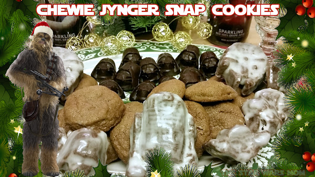 Chewie Jynger Snap Cookies Recipe - Star Wars Holiday Themed Dessert