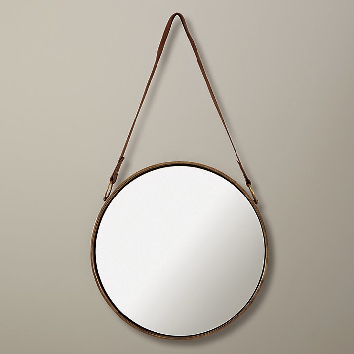 hanging circle mirror inspiration