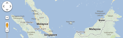 Map of malaysia