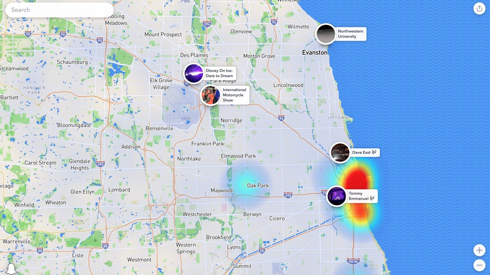 snap maps online