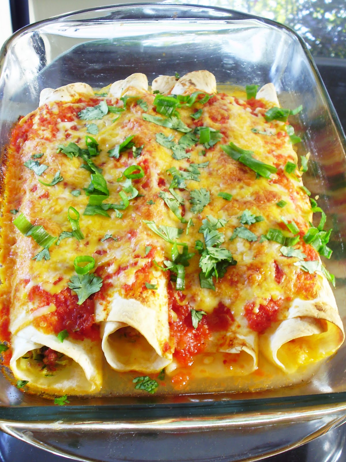 sweets & eats Cheesy Zucchini Enchiladas