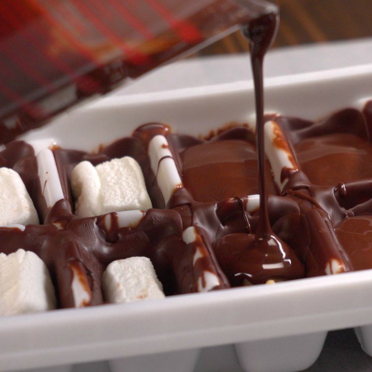 Homemade Ice Cube tray Chocolate