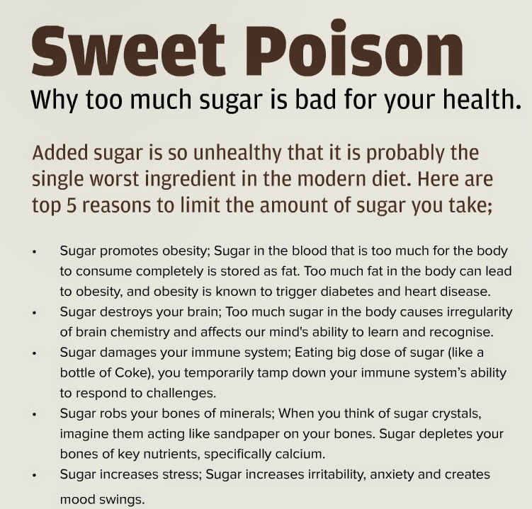 SWEET POISON WHY TOO MUCH SUGAR IS BAD FOR YOUR HEALTH ALLSTARTZ