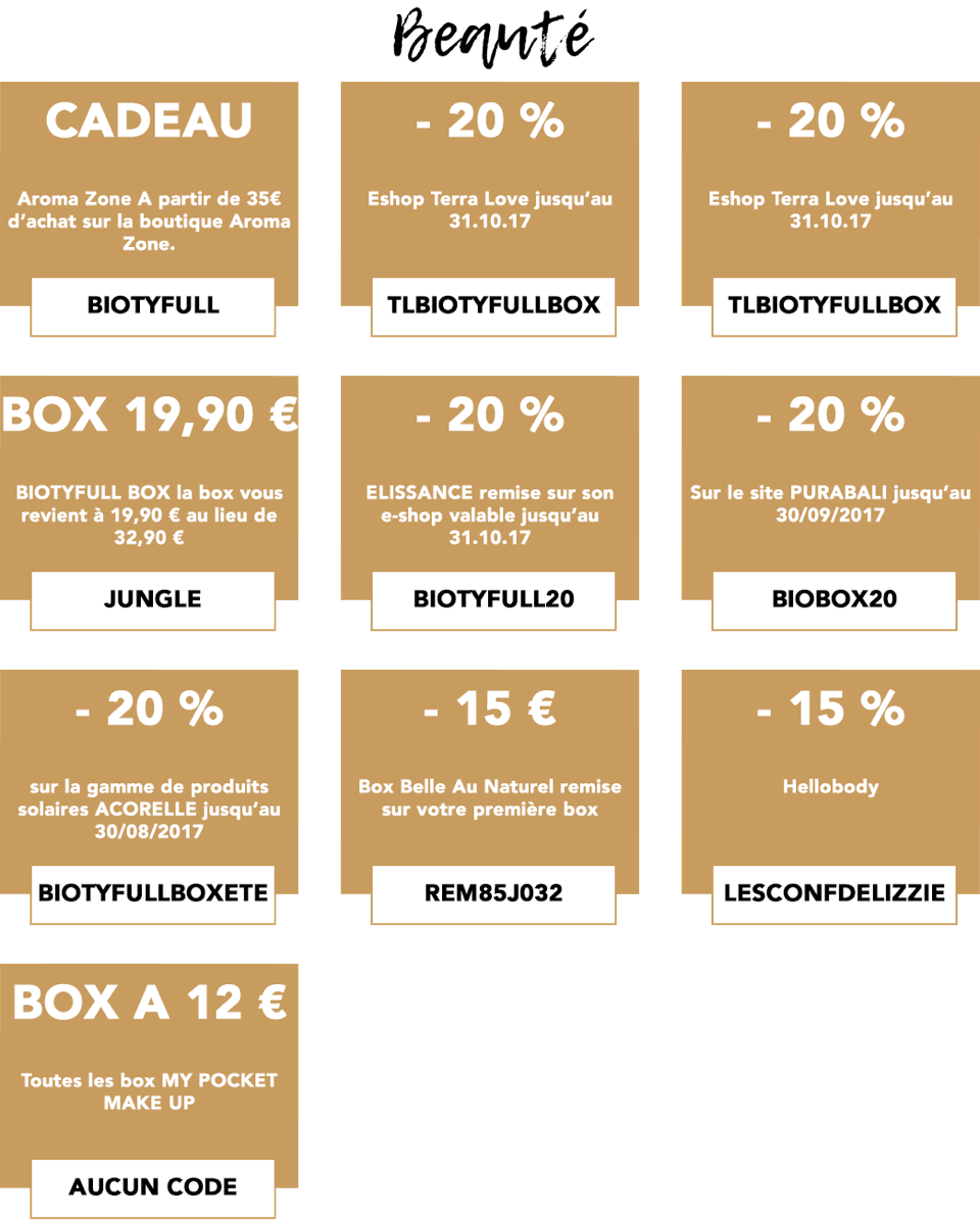BON PLAN 15 codes promo rien que pour vous Les confidences de
