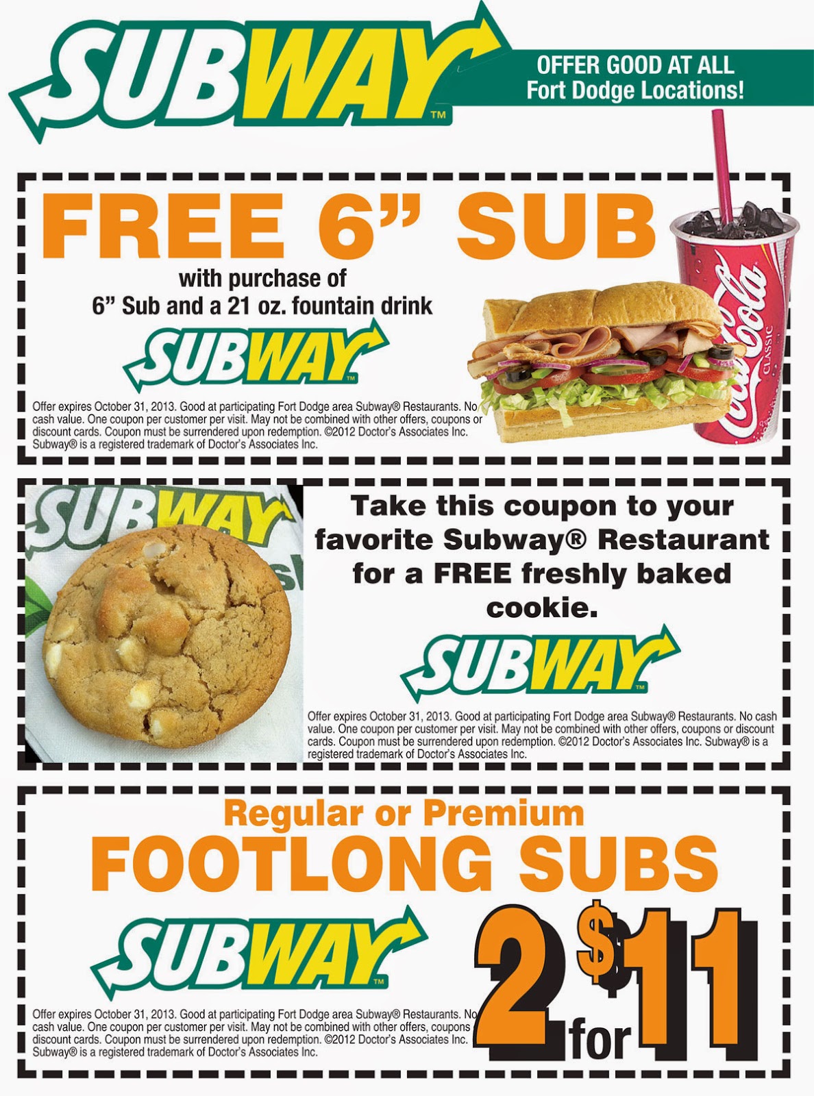 Subway+printable+coupon+10+off+50 Chicago Website Design SEO Company