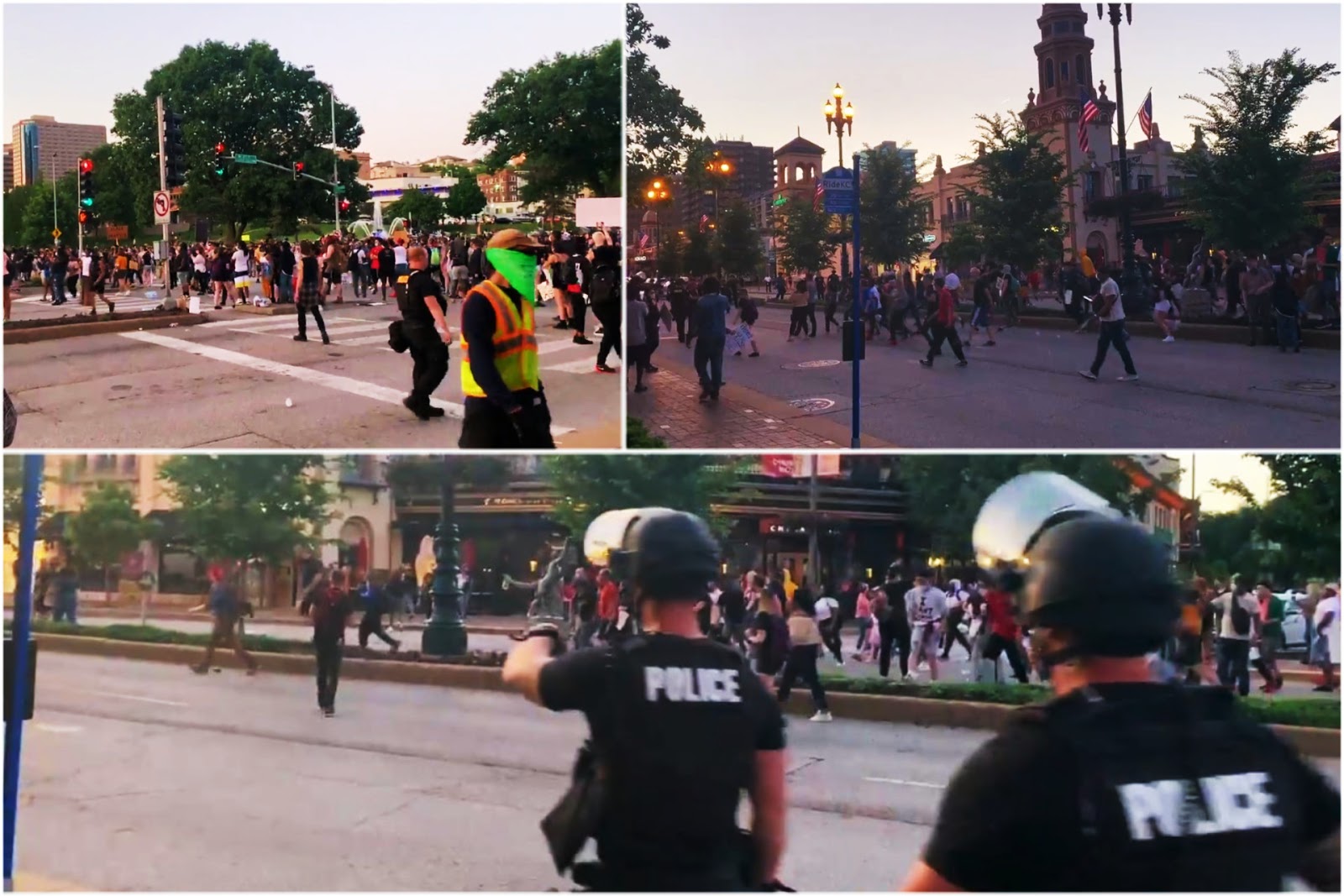 KANSAS CITY 'BLACK LIVES MATTER' COUNTRY CLUB PLAZA PROTEST OVER POLICE