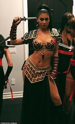 Kylie Jenner dresses up as Warrior Princess - Xena for Halloween
