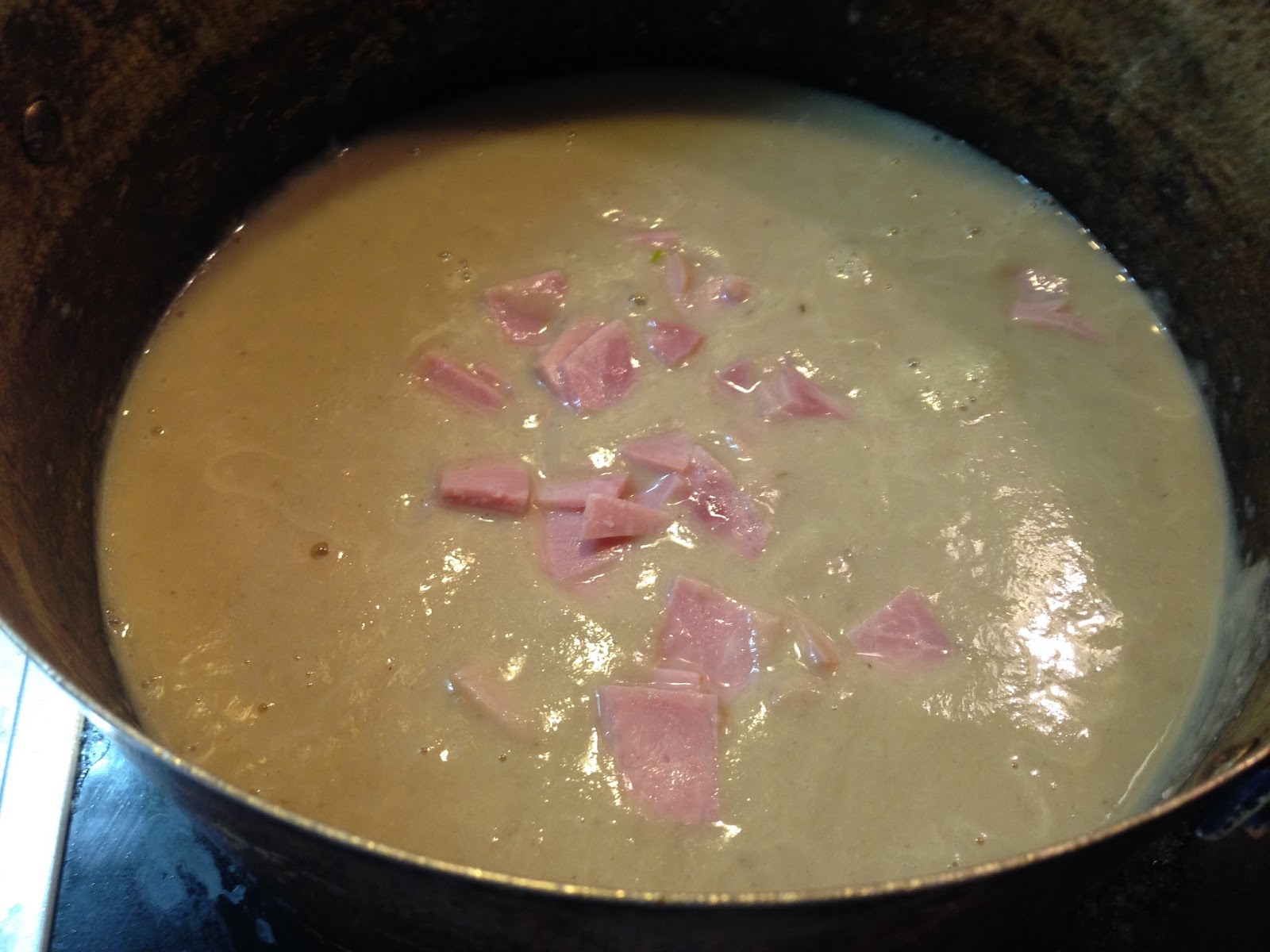 Stroud Is All Over the Place Ham and Cauliflower Soup Simply Delicious