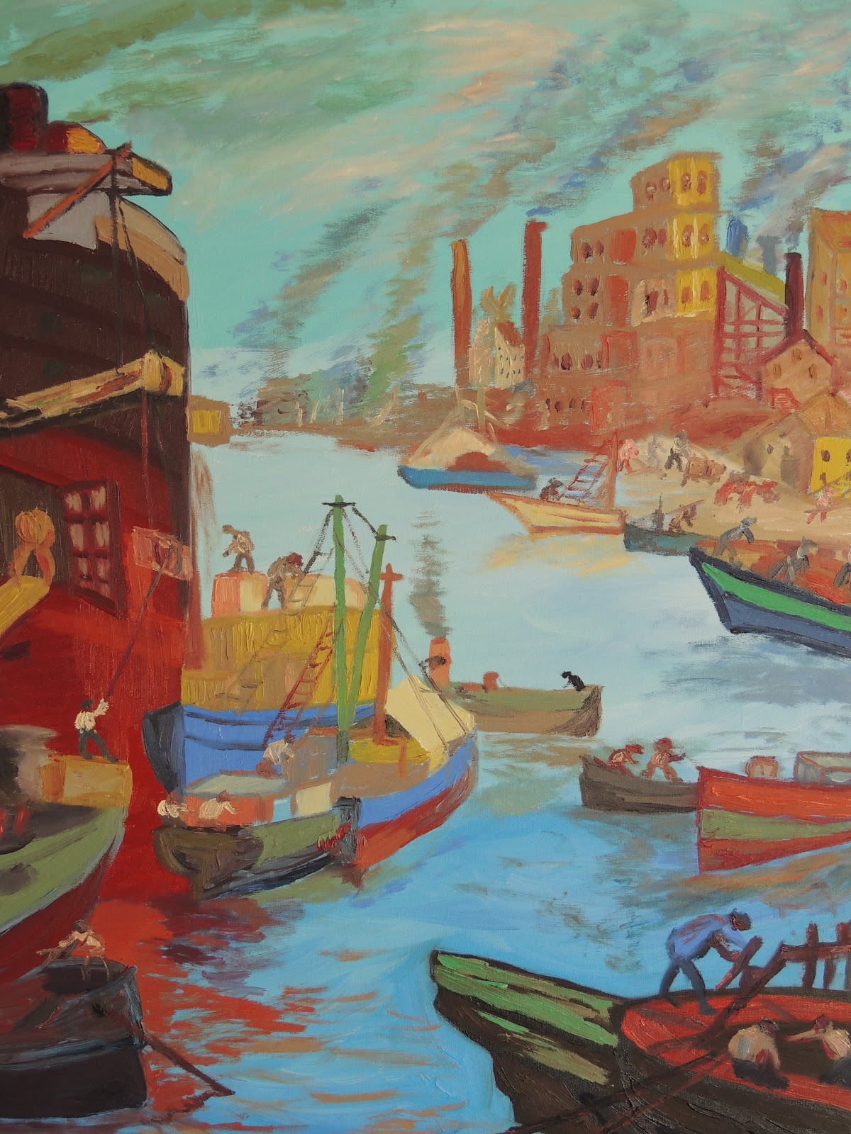 Benito Quinquela Martín Seascape /Genre painter Tutt'Art Pittura