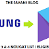 Samsung Nougat Update List : Quarter 3 & 4 of 2017