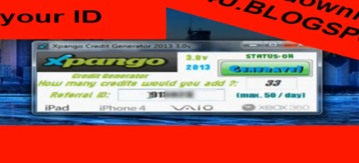 xpango credit generator 2013 3.0v