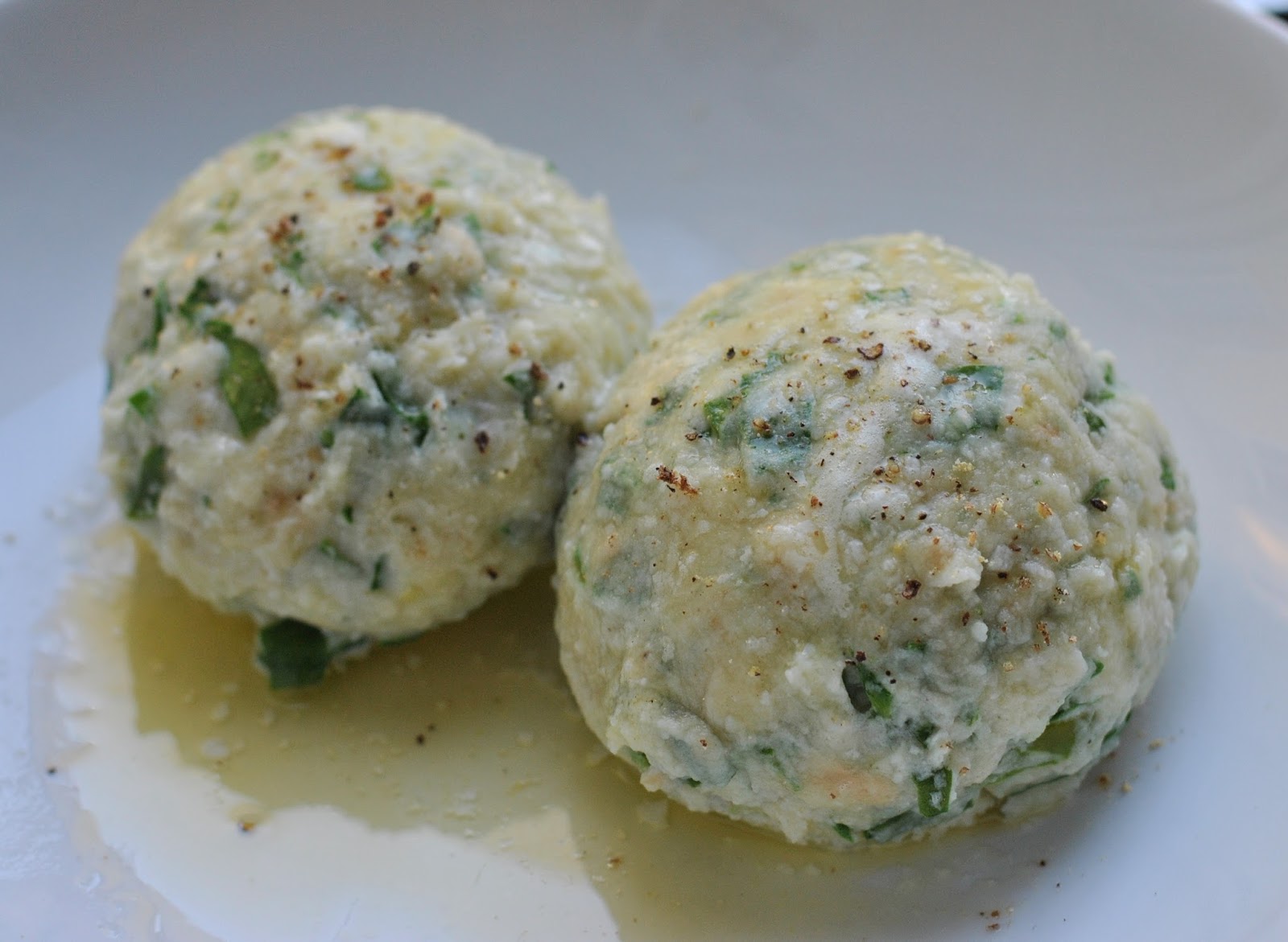 Spinat Ricotta Knödel Spinat Ricotta Knödel