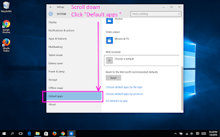 Windows 10: set default browser in system settings (desktop mode) - tutorial 3