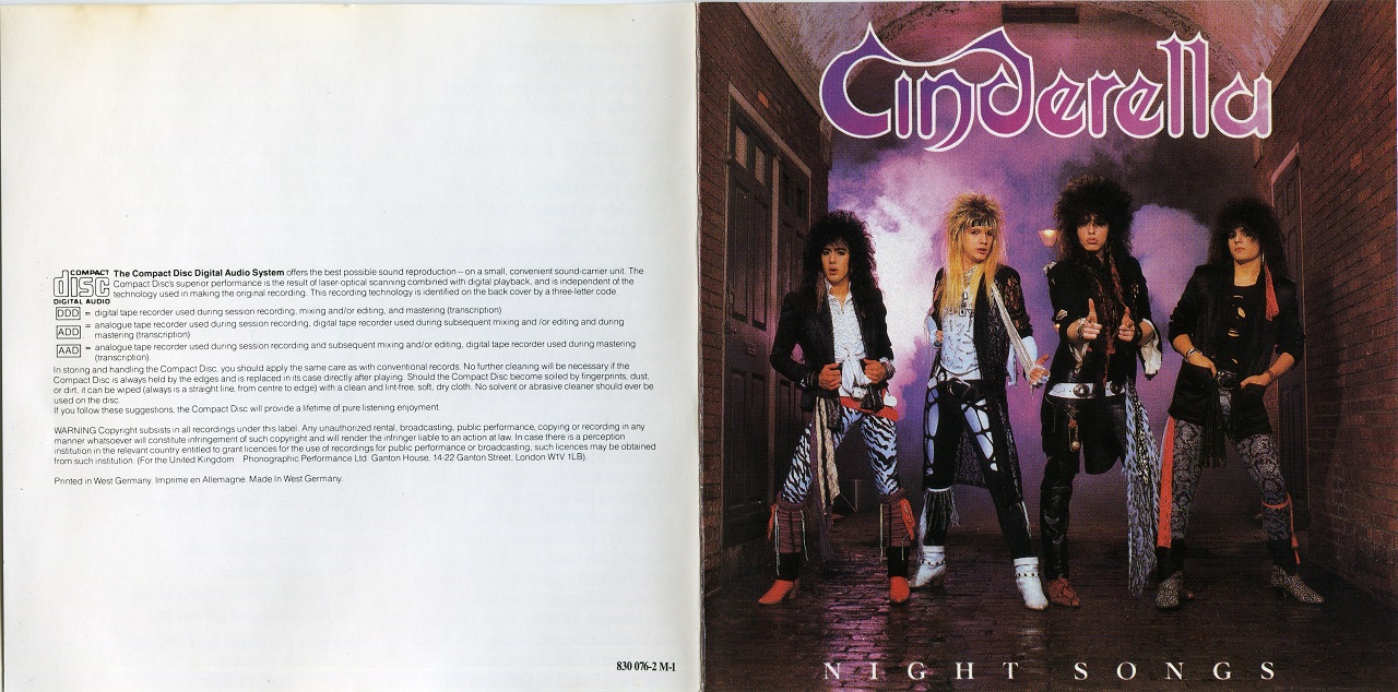 Cinderella песни. Синдерелла 1986. Cinderella Night Songs 1986. Cinderella группа Night Songs. «Night Songs» (1986).