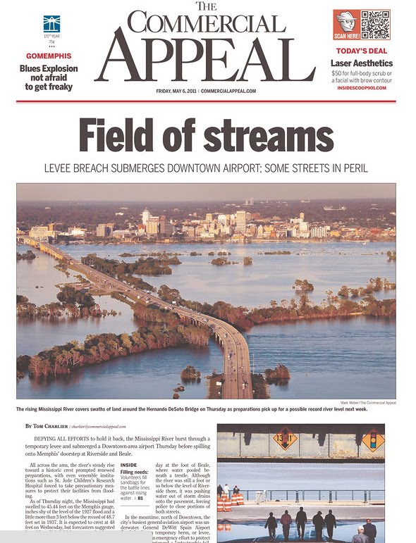 Enclave This morning's front page of the Memphis Commercial Appeal on