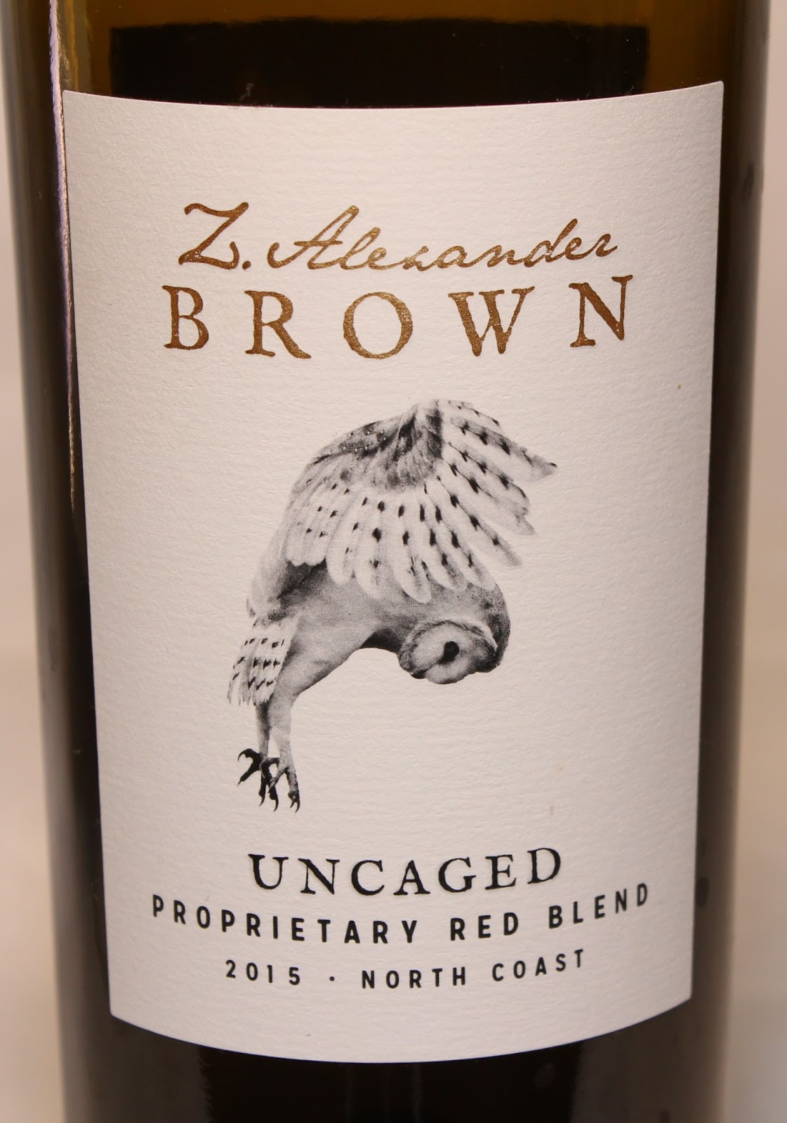 Wine Mizer Z. ALEXANDER BROWN “UNCAGED” RED BLEND 2015