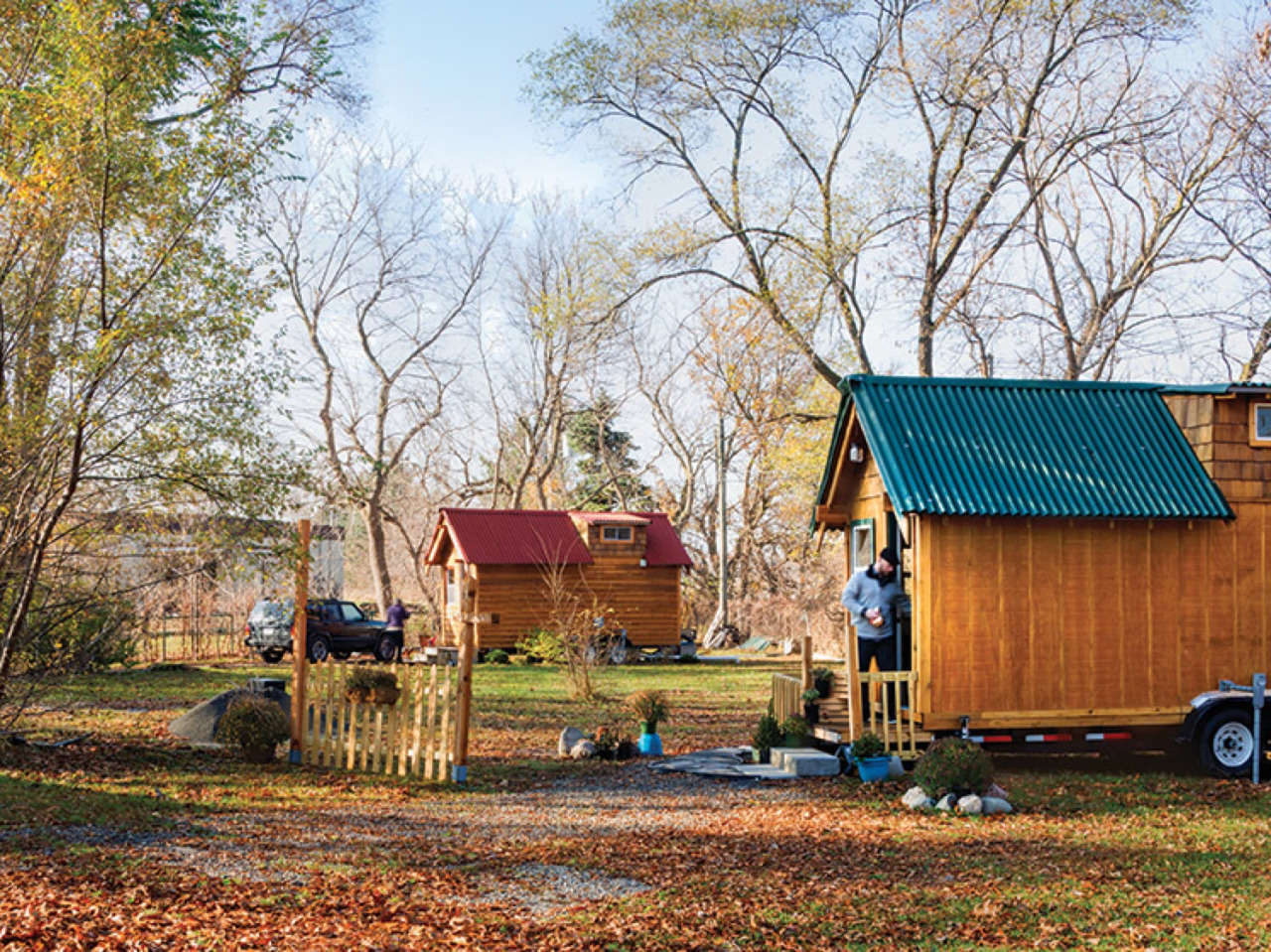 Lakeside Tiny Home In Michigan [ TINY HOUSE TOWN ]