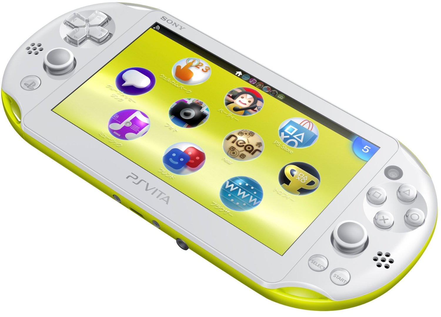 PLAYSTATION ® VITA LITE (PCH-2000 SERIES) COR VERDE LIMÃO / BRANCO - WI