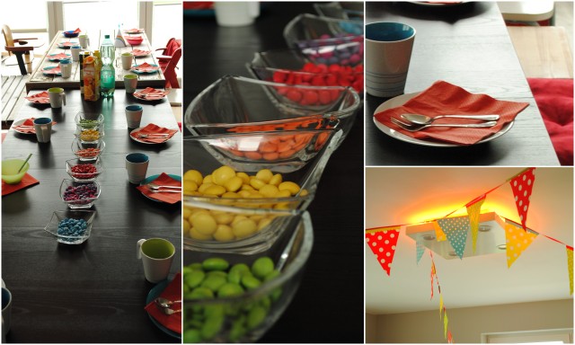 Bunte Knete von Frl. Päng: Regenbogenparty Teil 1