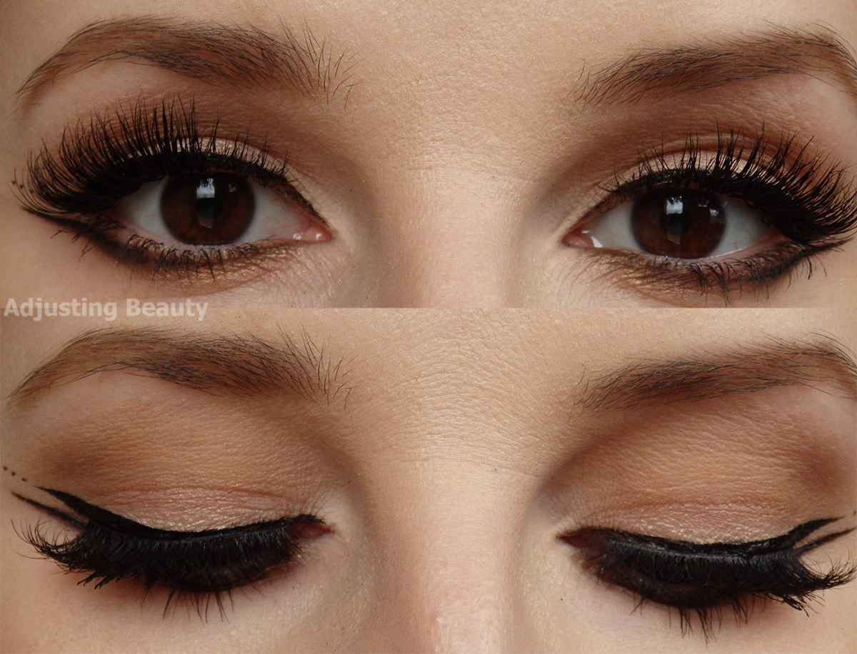 Graphic Liner And Bold Lips Adjusting Beauty